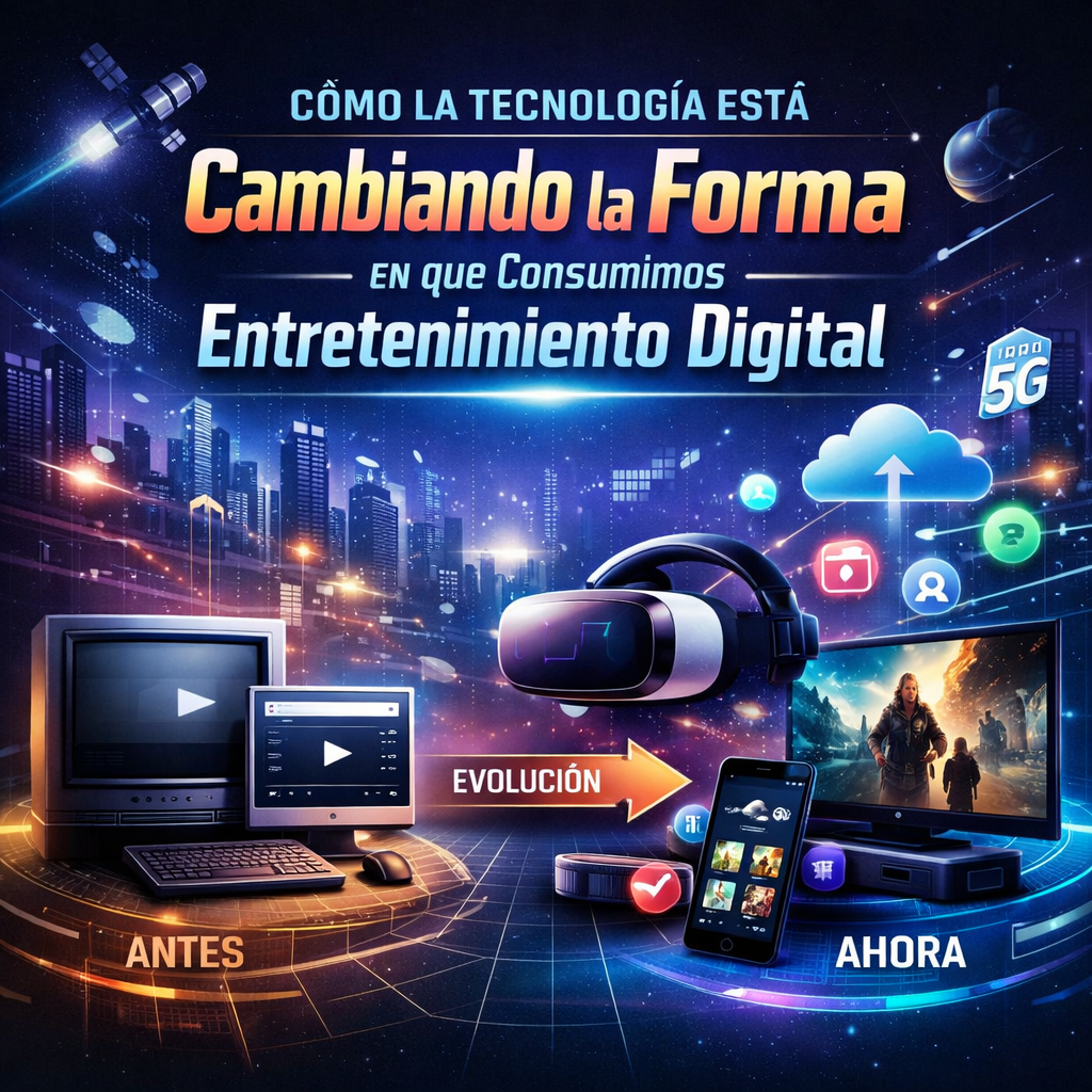 Cómo la Tecnología Está Cambiando la Forma en que Consumimos Entretenimiento Digital